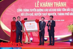 Hải Phòng: Khánh thành dự án xây dựng khu bảo tồn bãi cọc Cao Quỳ