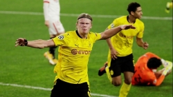 Haaland tỏa sáng giúp Dortmund ngược dòng thắng Sevilla