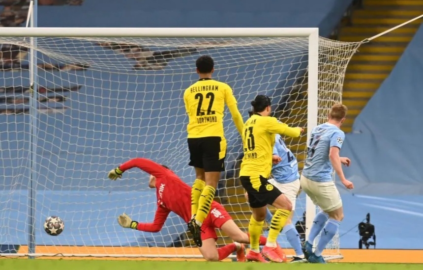 Manchester City có chiến thắng “nghẹt thở” trước Dortmund