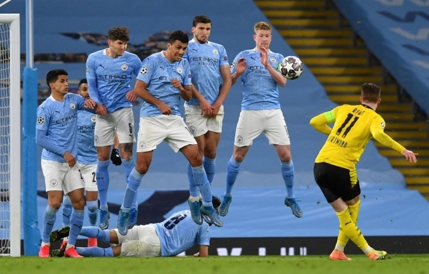 Manchester City có chiến thắng “nghẹt thở” trước Dortmund