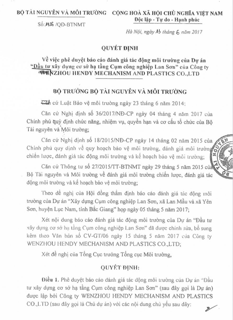 Ba doanh nghiệp Trung Quốc bị “sờ gáy” ở Bắc Giang: Hồ sơ thủ tục về môi trường “đẹp như mơ”!