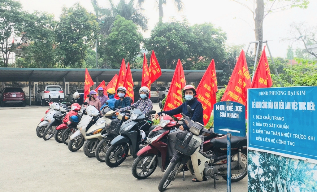 Phường Đại Kim: Chuẩn bị sẵn sàng công tác vừa bầu cử, vừa phòng chống dịch Covid-19