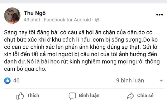 Bắc Giang: Bịa đặt thông tin "bôi bẩn" bữa ăn trong khu cách ly nhận ngay "kết đắng"!