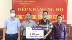 Tập đoàn Bách Việt tài trợ cho Bắc Giang hơn 20.000 khay xét nghiệm Virus Sars-CoV-2