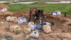 Bắc Giang: Hơn 250 tấn chất thải bị Công ty TNHH Khải Hồng chôn lấp đã lộ thiên