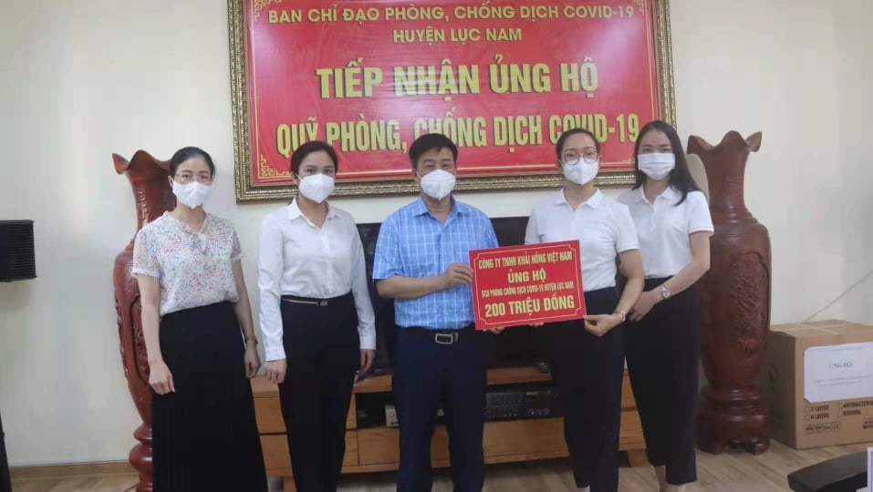 Doanh nghiệp nước ngoài chung tay cùng chính quyền Bắc Giang chống dịch Covid-19