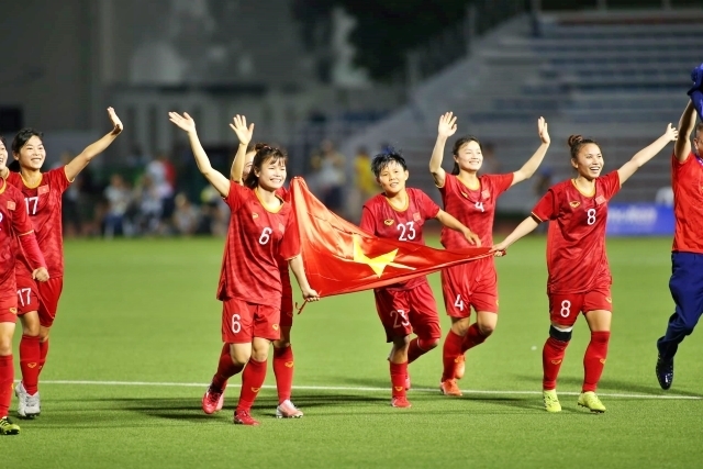 Bóng đá nữ Việt Nam tiếp tục dẫn đầu Đông Nam Á