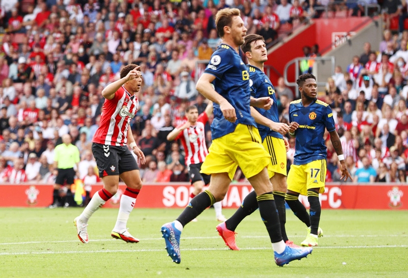 Manchester United bị Southampton cầm hòa đáng tiếc