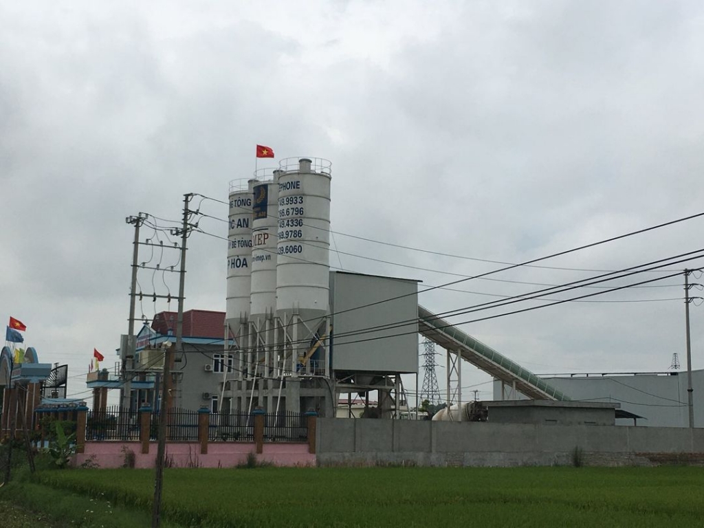 Bắc Giang: Công ty CP Bê tông xây dựng Quốc An lấn đất nông nghiệp, vi phạm pháp luật