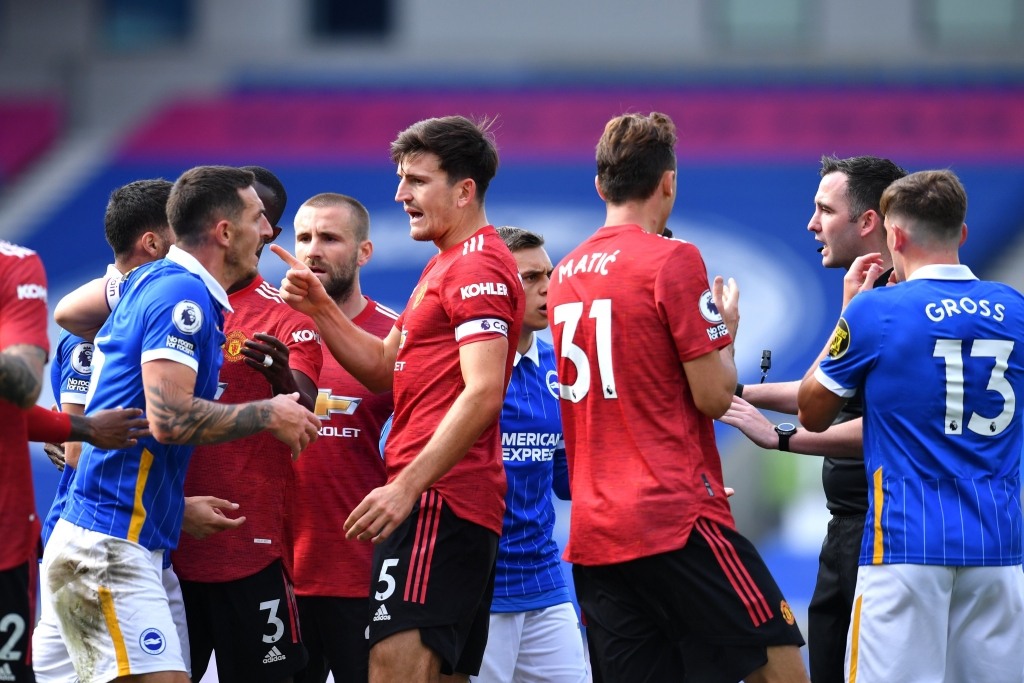 Manchester United giành chiến thắng kịch tính trước Brighton ở phút 100