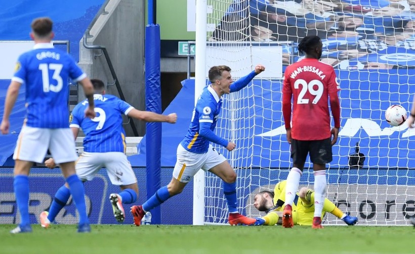 Manchester United giành chiến thắng kịch tính trước Brighton ở phút 100