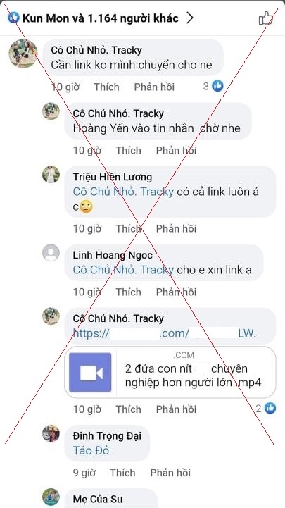 clip-nong Bắc Giang: Xử phạt trường hợp phát tán link clip nóng của 2 trẻ vị thành niên