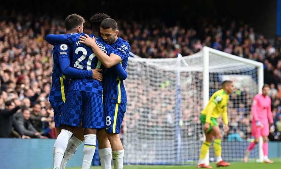 Chelsea có chiến thắng “hủy diệt” 7 – 0 trước Norwich City
