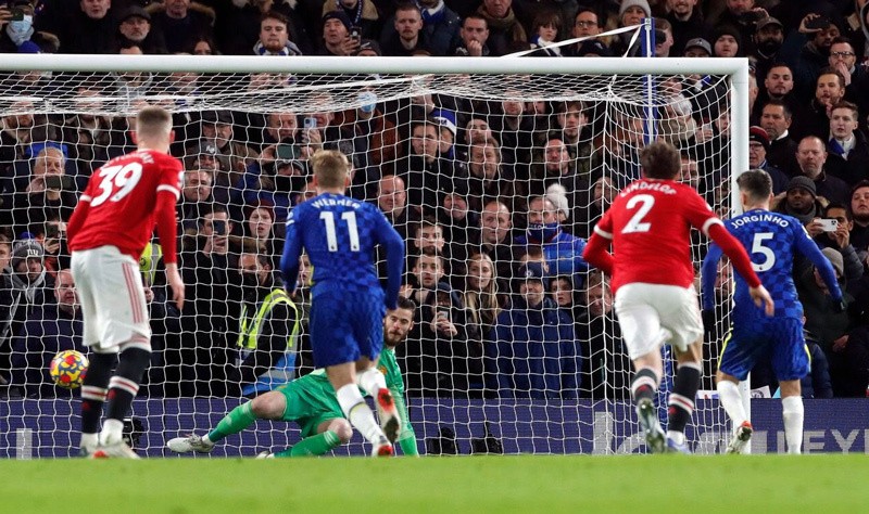 Chelsea và Manchester United cầm hòa nhau với tỷ số 1 - 1