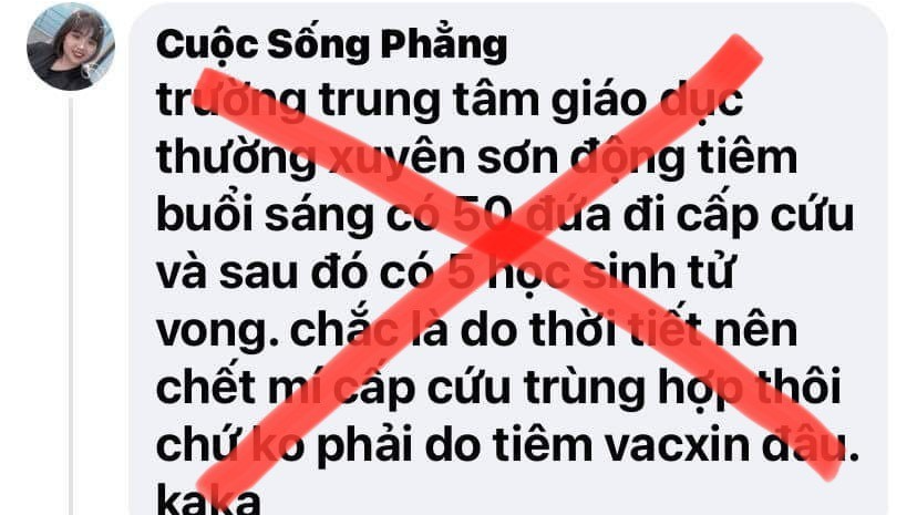 Bắc Giang: Tung tin sai sự thật về việc tiêm vắc xin, một thanh niên nhận 