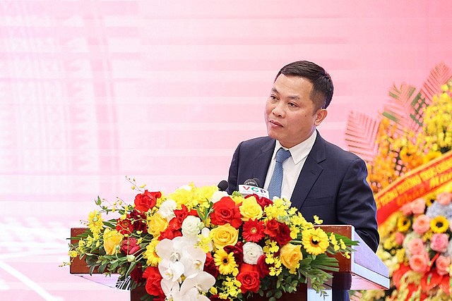 Tổng Giám đốc Cổng TTĐT Chính phủ, Tổng Biên tập Báo Điện tử Chính phủ Nguyễn Hồng Sâm: Sự kiện khai trương hệ thống giao diện Cổng TTĐT Chính phủ, Báo Điện tử Chính phủ là ngày đặc biệt đối với Cổng TTĐT Chính phủ, ghi lại dấu ấn quan trọng trong quá trình hình thành phát triển của đơn vị. Ảnh: VGP/Nhật Bắc