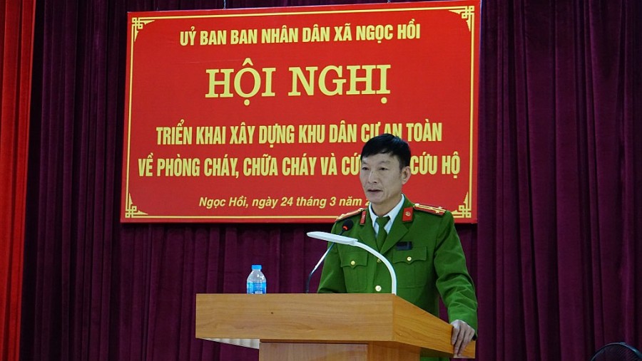 Đại tá Phó trưởng Công an huyện Thanh Trì