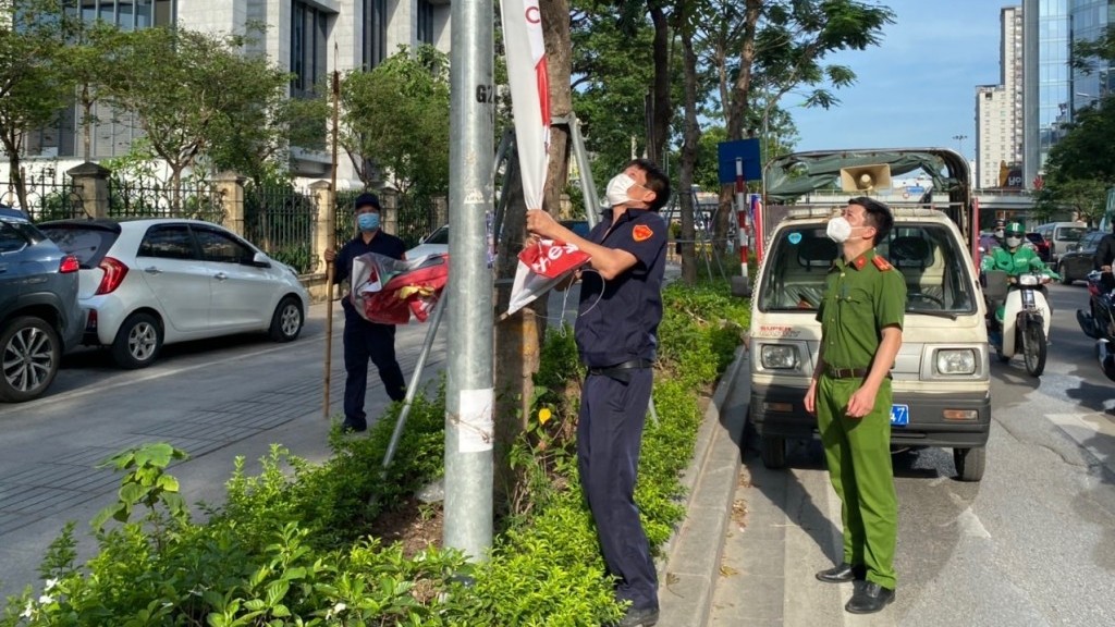 Quận Ba Đình: 3 tháng cao điểm xử lý vi phạm trật tự đô thị, đảm bảo an toàn giao thông