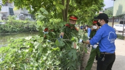 Huyện Thanh Trì (Hà Nội): Gần 100 thanh niên ra quân làm sạch môi trường