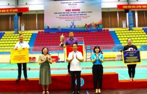 Bế mạc Hội khỏe công nhân viên chức, người lao động năm 2024