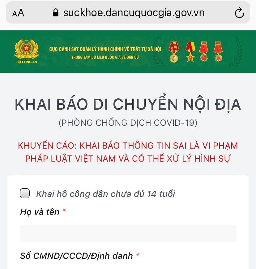 Hệ thống kê khai Covid-19 đã được áp dụng từ 2/8 ở chốt kiểm soát dịch Pháp Vân - Cầu Giẽ