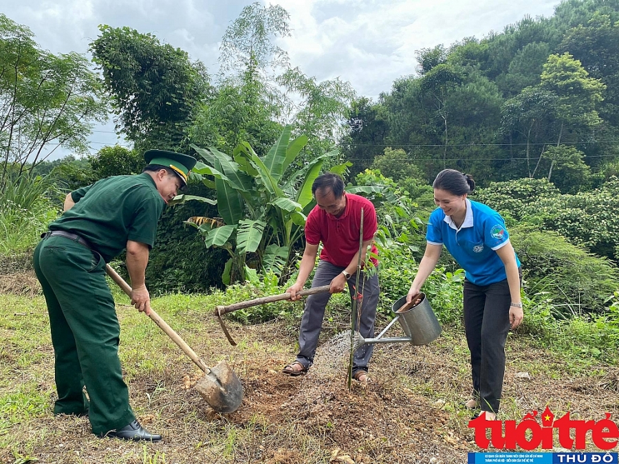  Đường hoa Đào biên giới chào mừng Đại hội Đảng Đại biểu Đảng bộ tỉnh Lạng Sơn