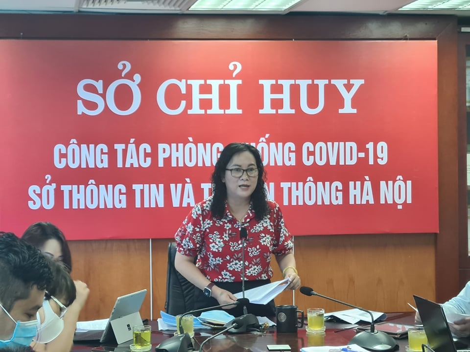 Phó Giám đốc Sở Thông tin và Truyền thông báo cáo nhanh về nhiệm vụ được giao