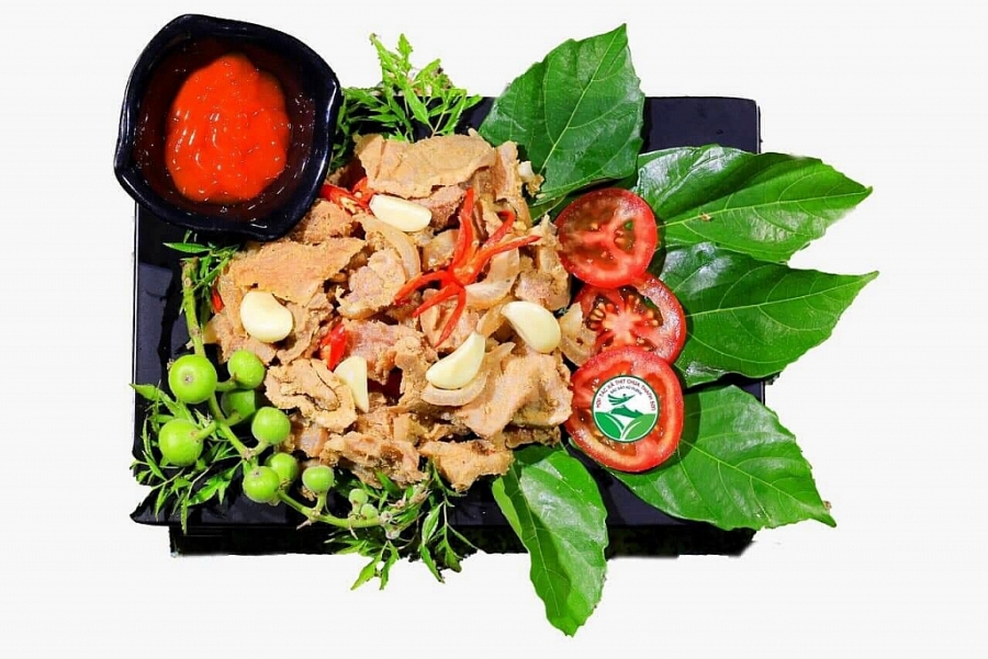 Hình ảnh quảng bá đặc sản thịt chua Thanh Sơn của HTX thịt chua Thanh Sơn trên mạng xã hội