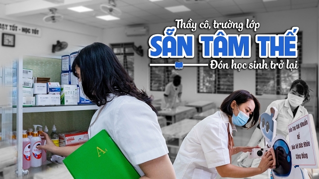 Thầy cô, trường lớp sẵn sàng tâm thế đón học sinh trở lại