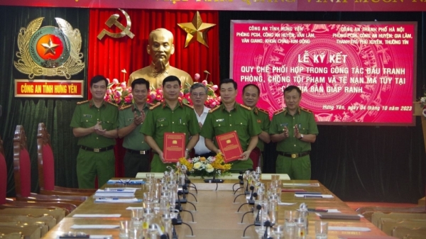 Hà Nội - Hưng Yên phối hợp đấu tranh phòng chống tội phạm ma tuý ở khu vực giáp ranh