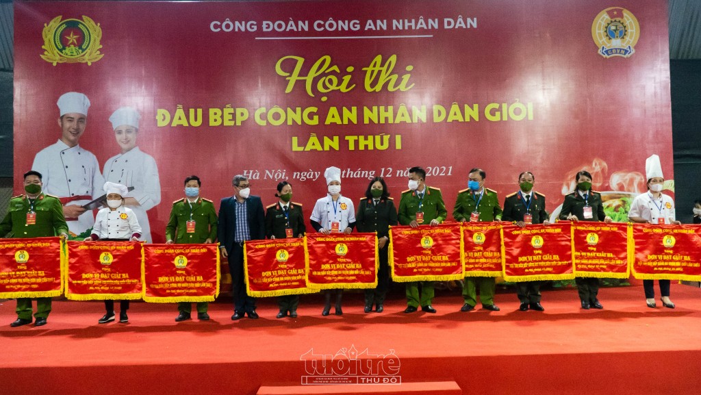 Mười đội đạt giải Ba tại hội thi Đầu bếp Công an Nhân dân giỏi lần thứ nhất