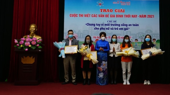 Tác giả cao tuổi nhất đoạt giải Nhất cuộc thi viết “Các vấn đề gia đình thời nay”