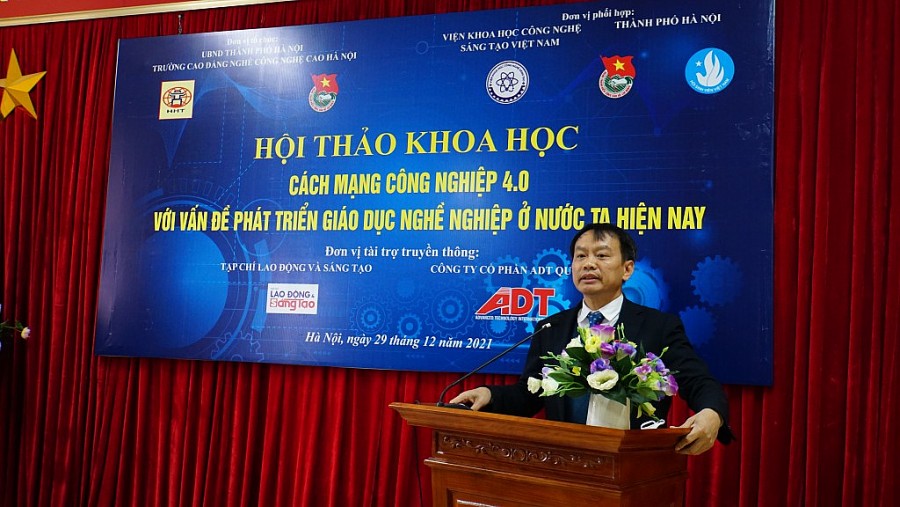 NGƯT.TS Phạm Xuân Khánh, Phụ trách trường Cao đẳng nghề Công nghệ cao Hà Nội khai mạc hội thảo