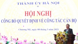 Hà Nội: Công bố các quyết định về công tác cán bộ tại huyện Chương Mỹ và Sở Nội vụ