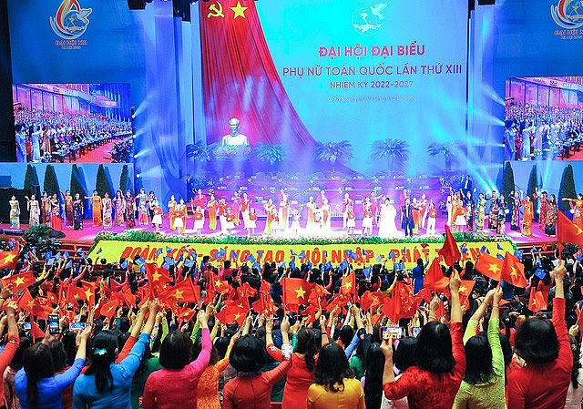 Phiên khai mạc Đại hội phụ nữ toàn quốc lần thứ XIII, nhiệm kỳ 2022-2027