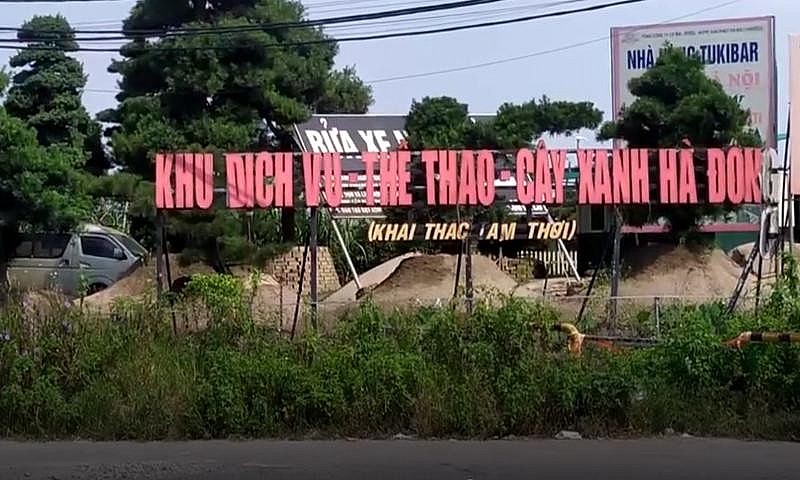  Dự án công viên thể thao cây xanh quận Hà Đông ''treo'' nhiều năm do chưa có vốn triển khai.