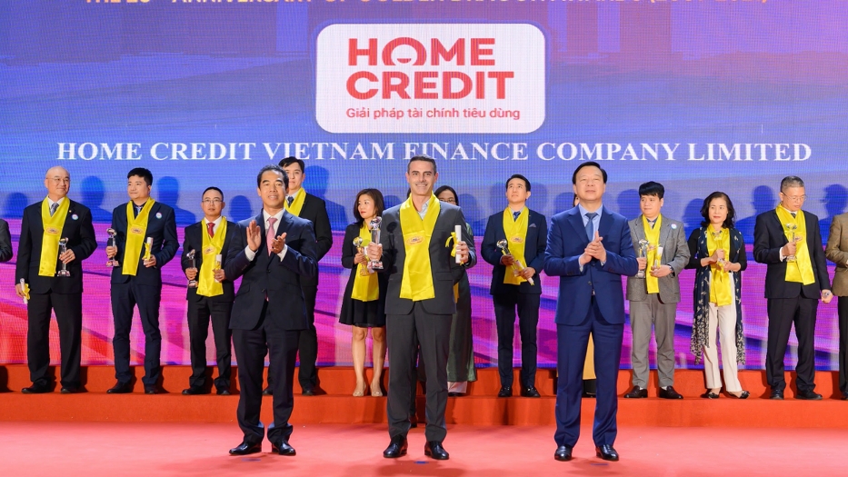 Home Credit đoạt giải thưởng Rồng Vàng dành cho doanh nghiệp FDI tiêu biểu lần thứ 7 liên tiếp