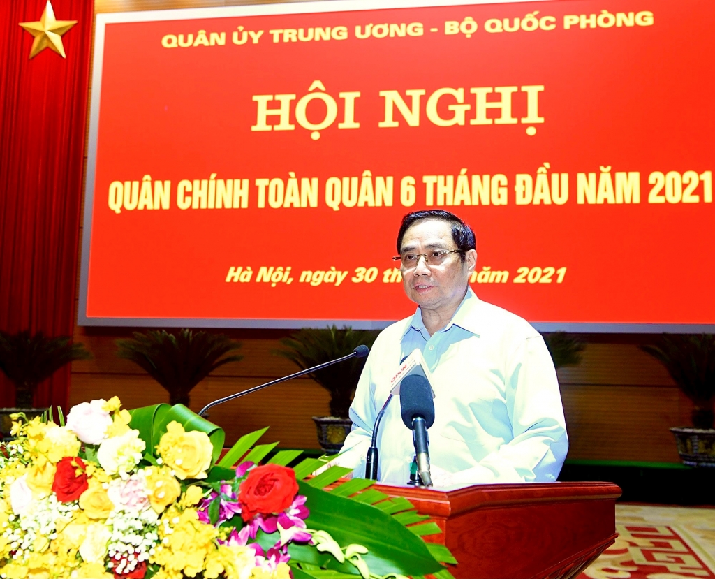 Thủ tướng Phạm Minh Chính phát biểu tại hội nghị.