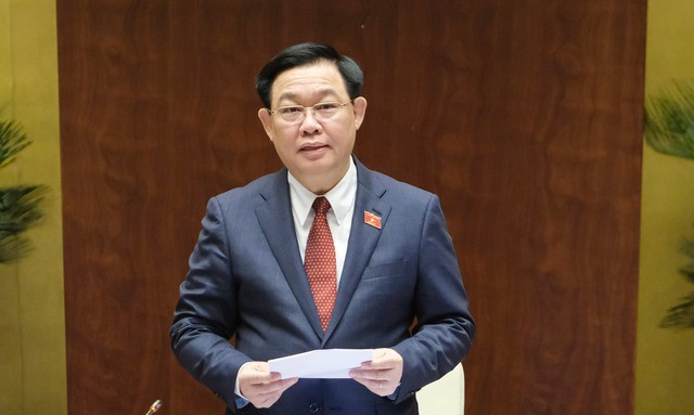 Chủ tịch Quốc hội Vương Đình Huệ 