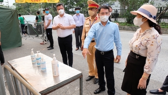 Hà Nội: Huyện Sóc Sơn cần tăng cường các chốt kiểm soát để ngăn chặn dịch