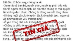 Giả mạo phát ngôn chỉ đạo chống dịch của Phó Thủ tướng Vũ Đức Đam