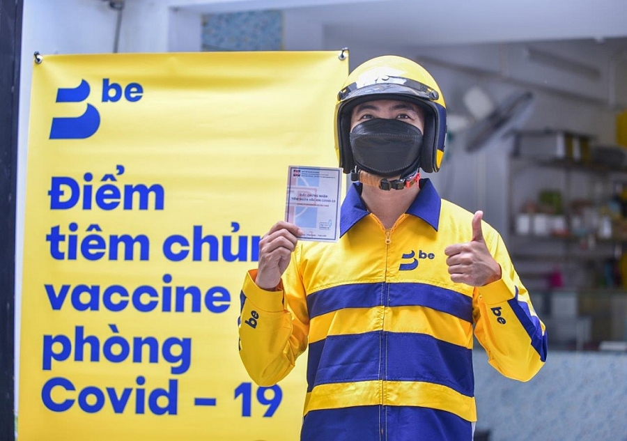 Tài xế Be được tiêm vắc xin phòng Covid-19