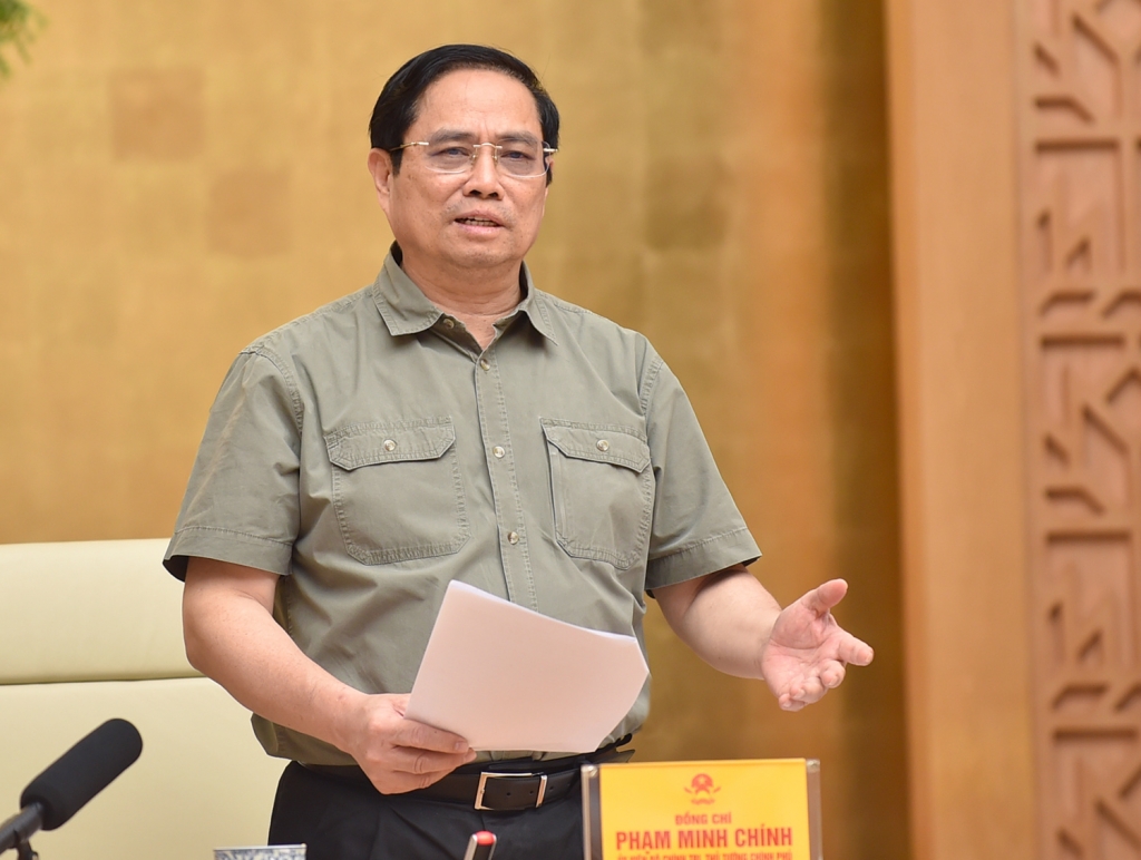 Thủ tướng Phạm Minh Chính nhấn mạnh tư tưởng “phòng dịch tốt thì không phải chống dịch”. Ảnh: VGP