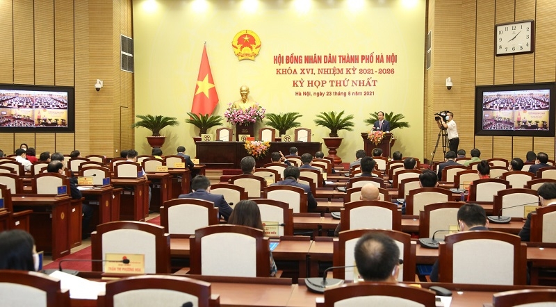 Quang cảnh Kỳ họp thứ Nhất, HĐND TP khóa XVI