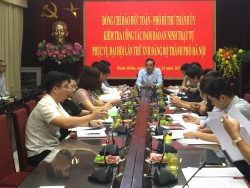 Rà soát, bảo đảm an ninh phục vụ Đại hội lần thứ XVII Đảng bộ thành phố Hà Nội