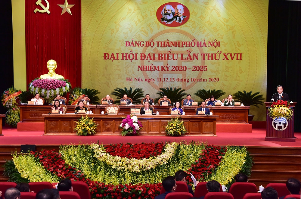 16 đồng chí được bầu vào Ban Thường vụ Thành ủy Hà Nội khóa XVII