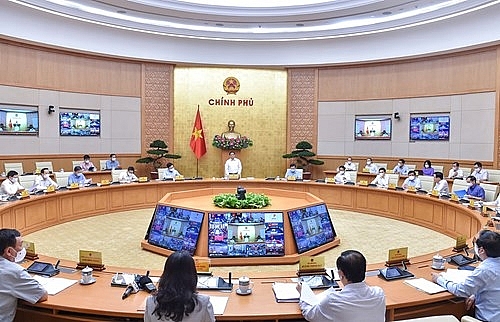 phiên họp Chính phủ thường kỳ tháng 9.2021.