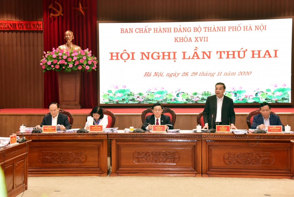 Chủ tịch UBND TP Hà Nội Chu Ngọc Anh điều hành phiên thảo luận chiều 28/11 Chủ tịch UBND TP Hà Nội Chu Ngọc Anh điều hành phiên thảo luận chiều 28/11