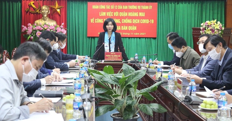 Quang cảnh buổi làm việc.