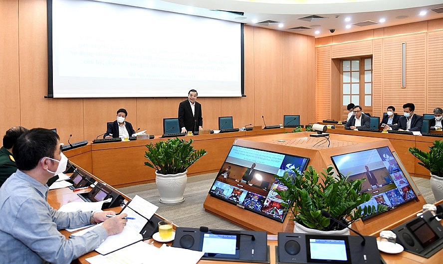 Quang cảnh cuộc họp